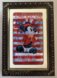 109984 - One Hundred Mickeys by Eric Robison Art Series - American Mouse Easel - Disneyland Resort alternate image