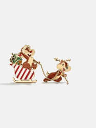 110025 - Baublebar Exclusives - Chip ‘N Dale Sledding - Disney Licensed alternate image