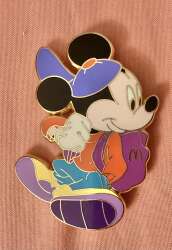 Mickey with McDonalds back pack