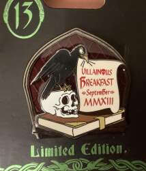 Villainous Breakfast MMXIII  skull and raven on book