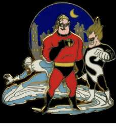 Mr. Incredible, Frozone & Syndrome