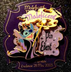 11017 - Maleficent Pin Trading Event - Stitch as Maleficent - Disneyland Resort Paris alternate image