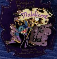 11017 - Maleficent Pin Trading Event - Stitch as Maleficent - Disneyland Resort Paris alternate image
