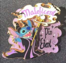11017 - Maleficent Pin Trading Event - Stitch as Maleficent - Disneyland Resort Paris alternate image