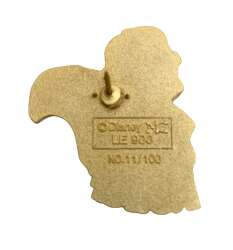 '100 Golden Relief pins - Flower - DSJ'