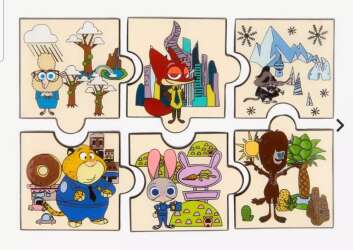 'Zootopia Map Blind Box Set - Full Set - LFLY'