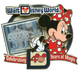 'Walt Disney World 40th Anniversary Concept Art Collection - Minnie Mouse &amp; it's a Small World - WDW'