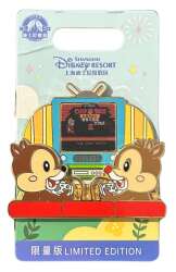84527 - Pin Trading Fun Day 2024 - Chip and Dale Playing Rescue Rangers Video Game - Shanghai Disney Resort alternate image