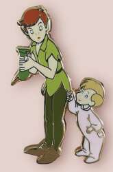 'Rose and Wren Pins - Peter Pan - Hello Peter - FSY'