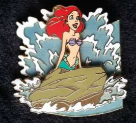 15820 - The Little Mermaid Surprise Puzzle - Ariel on Rocks Piece #1 - Disneyland Resort alternate image
