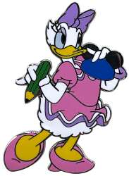 Daisy Duck Sketching Donald Duck