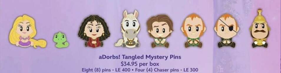 Rapunzel aDorbs! Mystery Pin Series