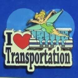 I Heart Transportation - Tinkerbell