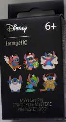 'Stitch Holiday Mystery Set - Stitch with Santa hat wrapped in Christmas lights - LFLY'