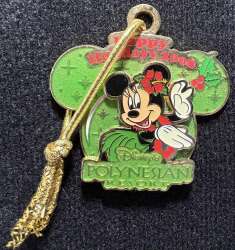 'Resorts Holiday Collection 2008: Ornaments &amp; Wreaths - Disney&#039;s Polynesian Resort - Minnie Mouse - WDW'