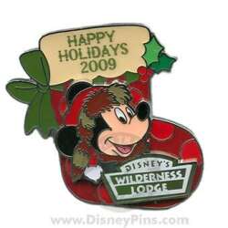 110527 - Resort Holiday Collection 2009: Stockings - Disney's Wilderness Lodge - Mickey - Walt Disney World alternate image