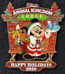 'Resort Holiday Collection 2010: Fireplaces - Animal Kingdom Lodge - WDW'
