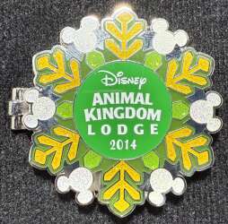 'Resort Holiday Collection 2014: Hinged Snowflakes - Animal Kingdom Lodge - WDW'