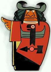 110614 - Peter Pan 50th Anniversary Concept Art Boxed Set - The Chief / Tiger Lily's Dad - Disney Store US alternate image