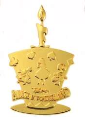 'Alice in Wonderland 70th Anniversary - Gold Unbirthday Cake - DSJ'