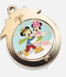 110659 - Baublebar - Holiday 2025 - Mickey & Minnie Mouse Reversible Christmas Pin - Disney Licensed alternate image