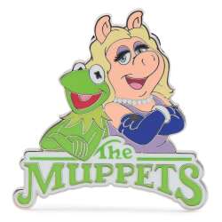 The Muppets Logo - Stylized Kermit and Miss Piggy