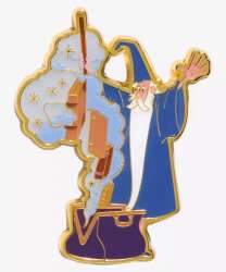 Merlin filling suitcase