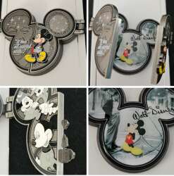 13365 - “It was all started with…” Hinged Mickey Icons - Mickey - It Was All Started With - Hinged - Black with White Text alternate image