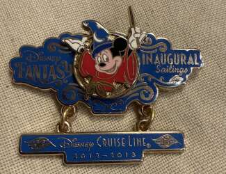 Disney Fantasy Inaugural Sailings Dangle