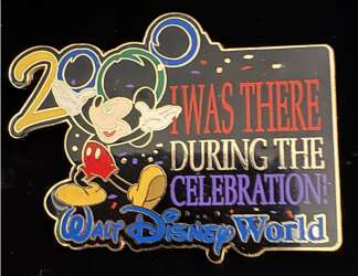 '2000 Dated Year Pins - I was there during the celebrAtion - WDW'