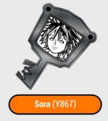 'Figpin - Kingdom Hearts - Mini Mystery Series 1 - Sora (Y867) - Black and White - FGP'
