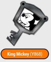 'Figpin - Kingdom Hearts - Mini Mystery Series 1 - King Mickey (Y868) - Black and White - FGP'