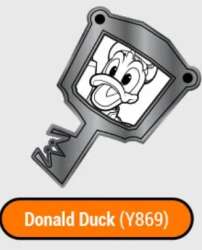 'Figpin - Kingdom Hearts - Mini Mystery Series 1 - Donald (Y869) - Black and White - FGP'