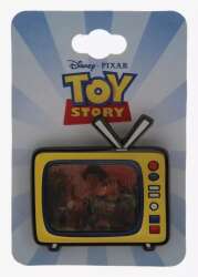 111093 - Hot Topic - Pixar - Toy Story Lenticular TV Scene with Buzz and Woody - Disney Licensed alternate image