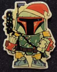 'Her Universe Holiday Pin - Boba Fett Santa - DLIC'