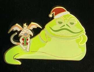 'Her Universe Holiday Pin - Jabba the Hutt Santa and Salacious B. Crumb - DLIC'