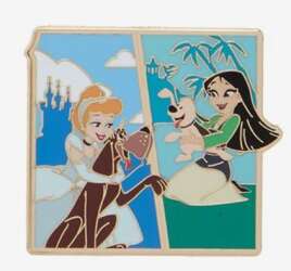 'BoxLunch Princess Puzzle Blind Box - Cinderella &amp; Mulan - DLIC'