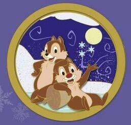 'Glitter Shaker Winter Series - Chip &amp; Dale - DSSH'