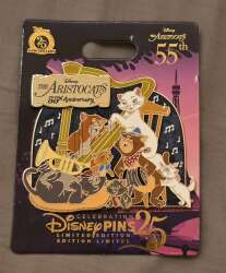 'Aristocats 55th Anniversary - The Aristocats 55th Anniversary Jumbo Pin - MLT'
