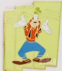 'First Anniversary Tower Pin Set - Goofy - DSJ'
