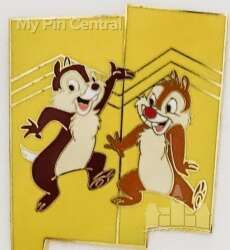 'First Anniversary Tower Pin Set - Chip &amp; Dale - DSJ'