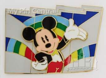 'First Anniversary Tower Pin Set - Mickey Mouse - DSJ'