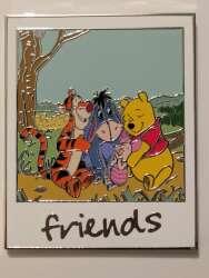 Friends Pin featuring Pooh, Tigger, Piglet and Eeyore
