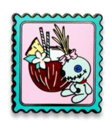'Lilo and Stitch Mini FiGpin Series 5 - Stamps - Scrump Y1050 (Super Rare) - FGP'