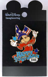 111431 - 4th of July/Independence Day - Sorcerer Mickey - Happy 4th of July - 2006 - Walt Disney Imagineering alternate image