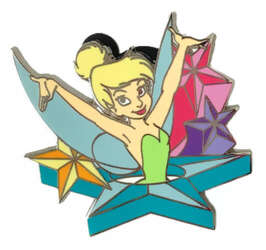 'Hip Lanyard Starter Set - Tinker Bell-Star with Arms Up - MLT'