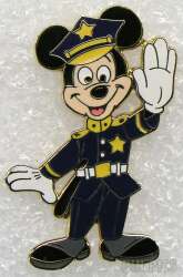 Policeman Mickey - Halt - Gray Spats