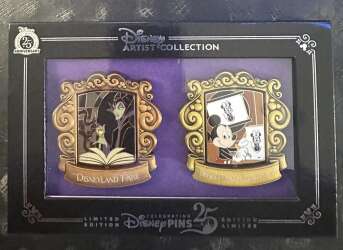 111593 - Disney Artist Collection by Jes Willis - Disneyland Resort - 2 Spinner Boxed Set - Disneyland Resort alternate image