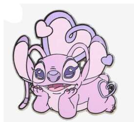 Angel w/ Cursive Hearts