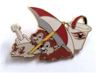 Chip and Dale at the Beach - ARTIST PROOF